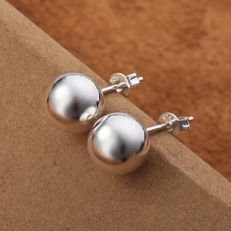 Street Fashion Earrings - Pendientes clásicos de Plata de Ley