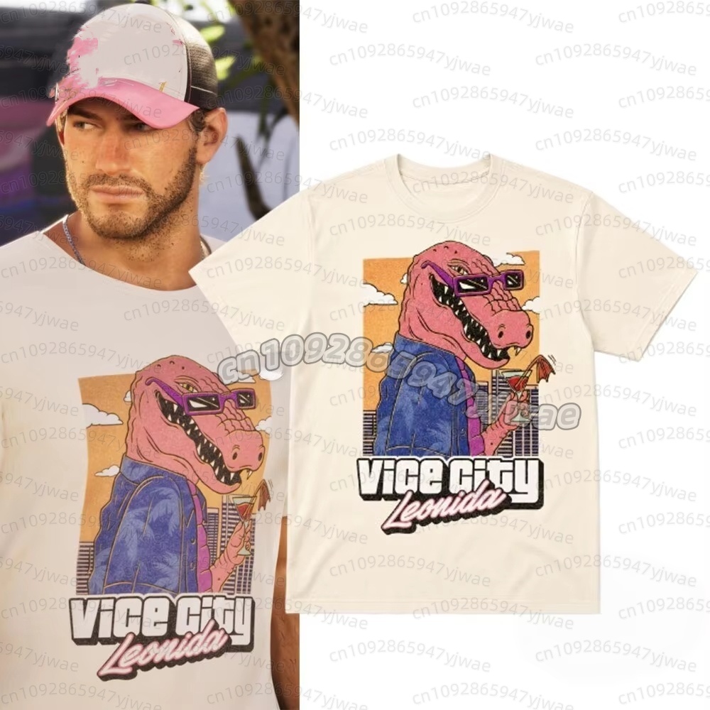 Street Fashion Dance - Camiseta Jason Vice City Leonida con