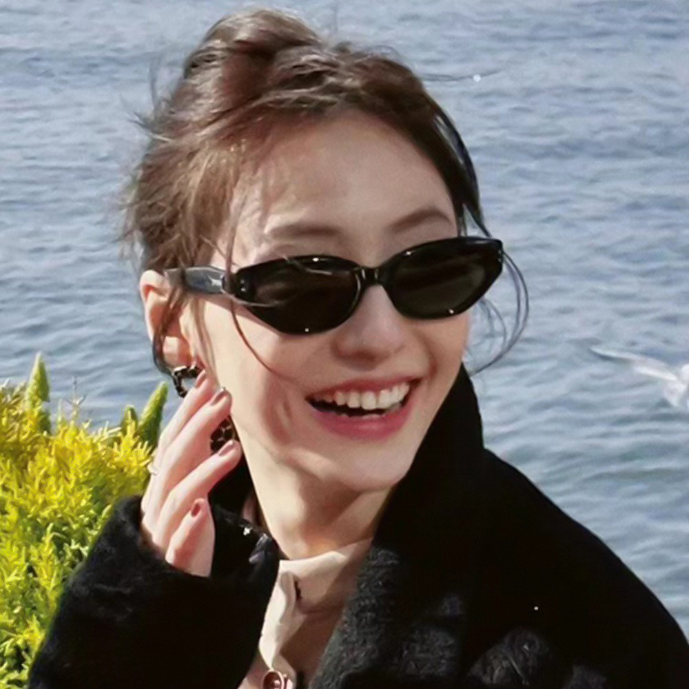 Street Fashion Shoot - Gafas de Sol Retro de Moda,