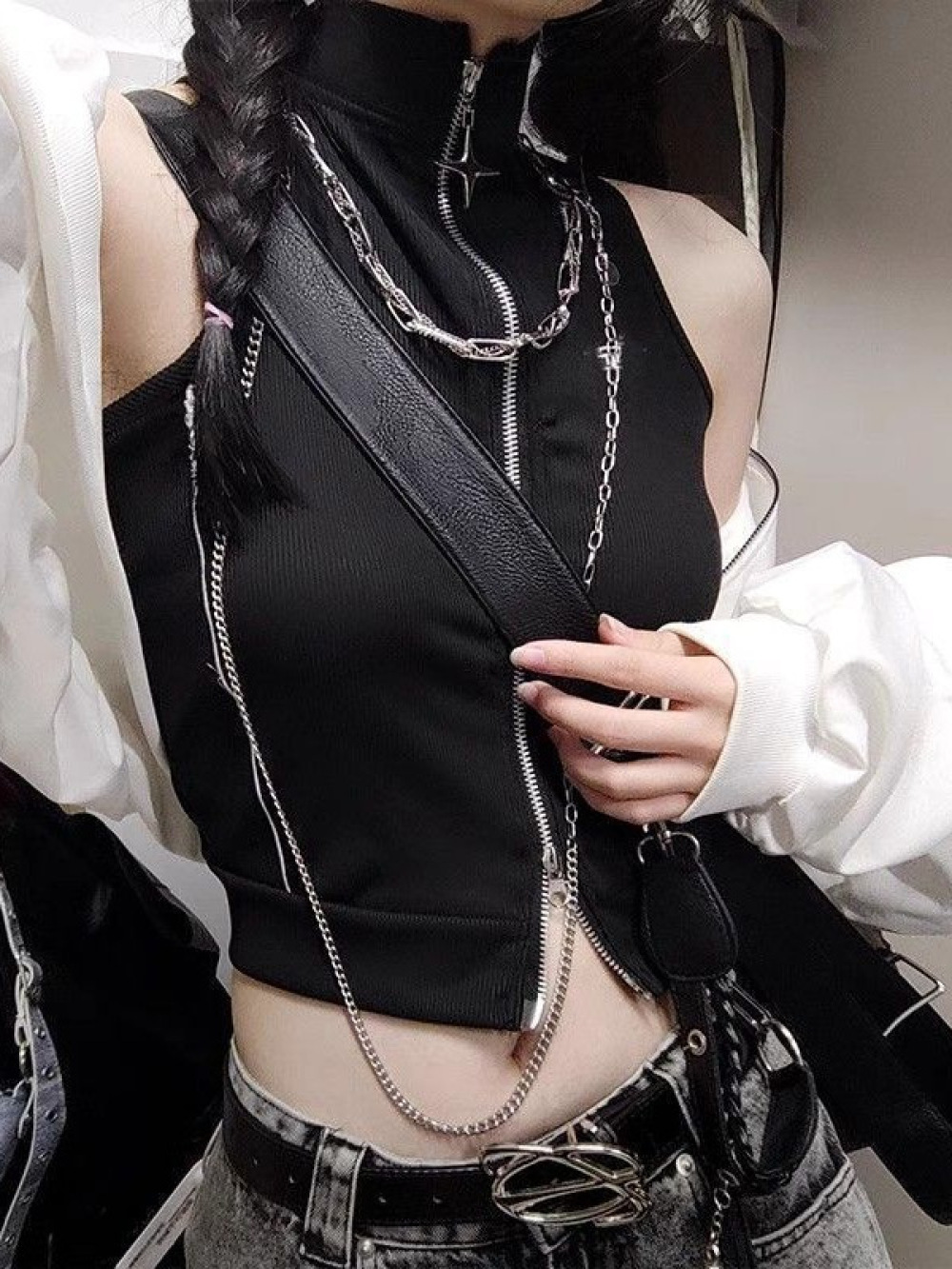 Street Fashion Goth - Nuevo chaleco corto de verano 2026
