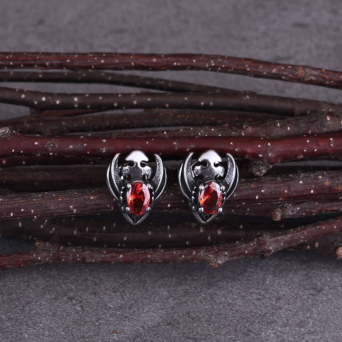 Street Fashion Earrings - Pendientes de acero inoxidable personalizados para