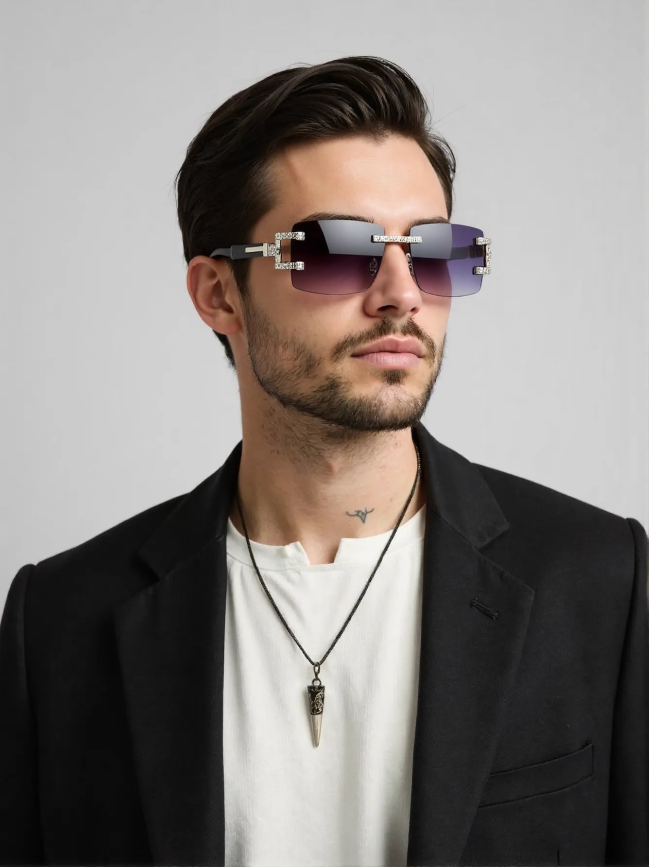 Street Fashion Shoot - Gafas de sol de moda retro