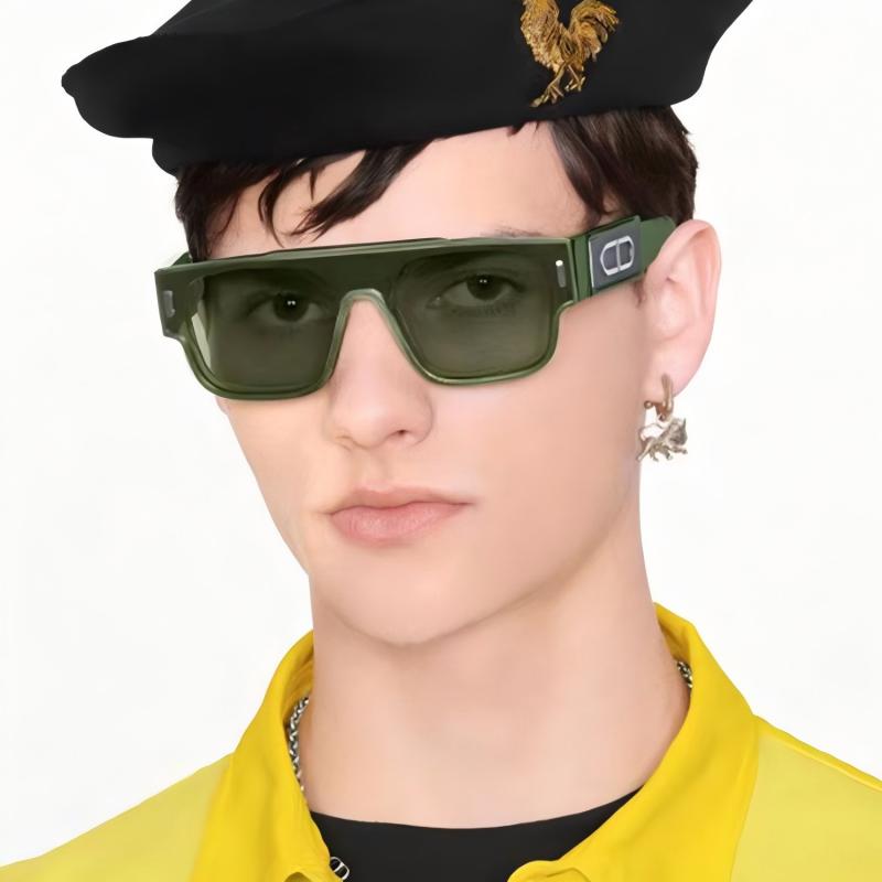 Street Fashion Shoot - Gafas de Sol Modernas con Marco