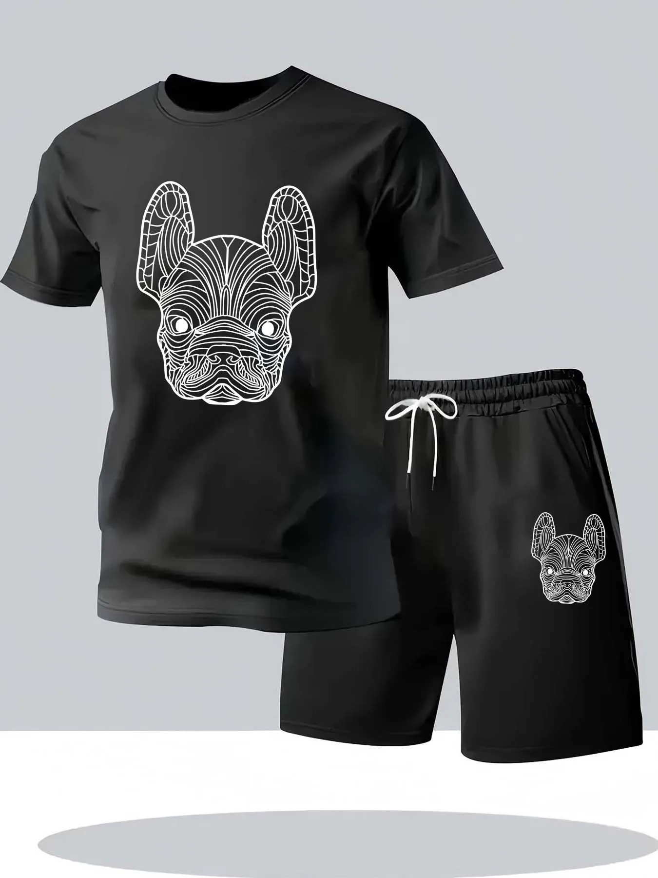 Street Summer Fashion - Conjunto de camiseta y pantalones cortos