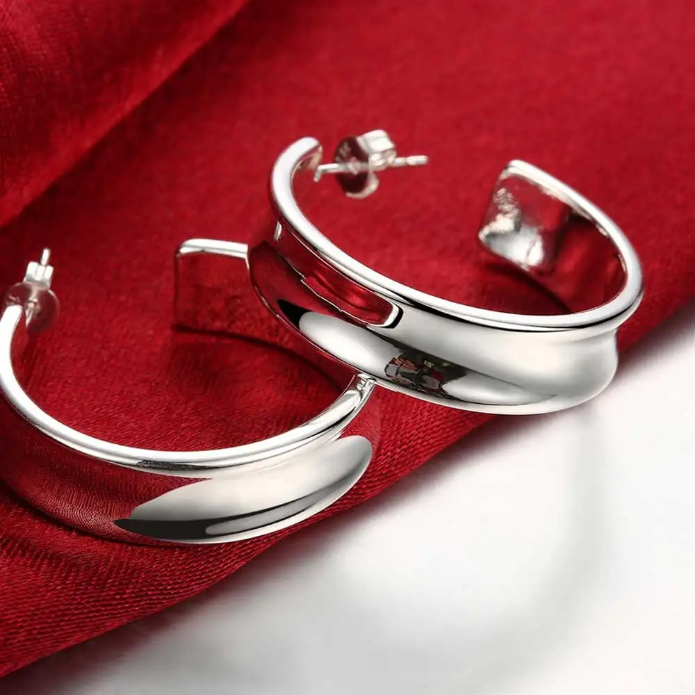 Street Fashion Earrings - Pendientes de plata de ley 925