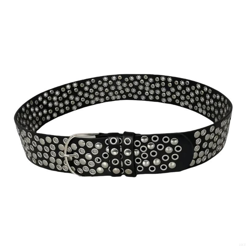 Street Fashion Reference - Punk Rivet Studded Belt con tachuelas