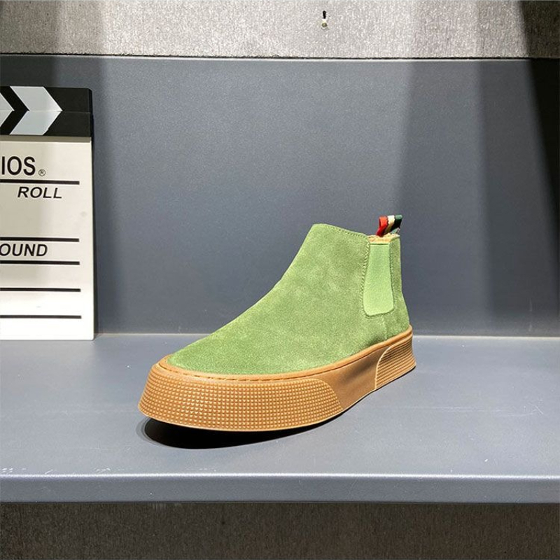 Street Fashion Rome - Botas Chelsea para Hombre Otoño Invierno
