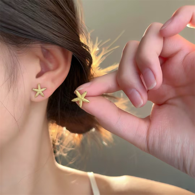 Pendientes de Estrella de Mar  - Street Fashion Photography reseña y precio