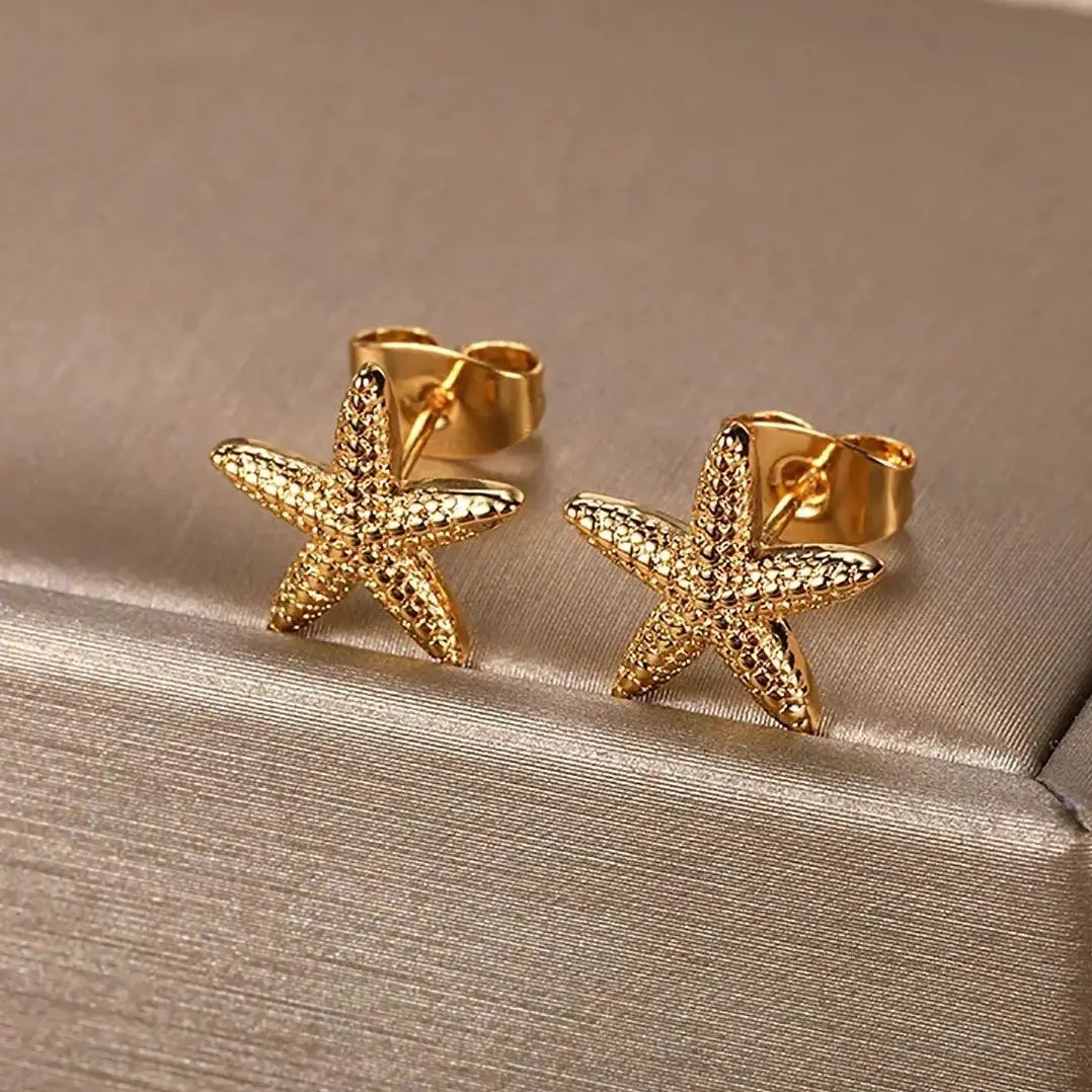 Pendientes de Estrella de Mar  - Street Fashion Photography reseña y precio