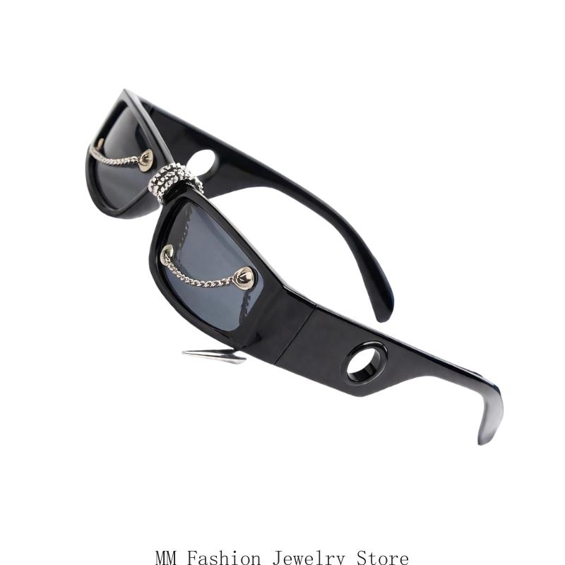 Gafas cuadradas Unisex con dec - Street Fashion Reference reseña y precio
