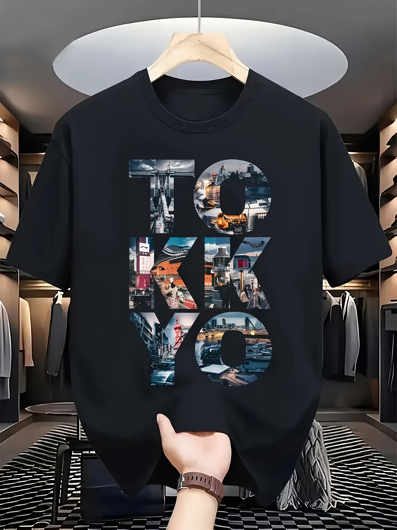 Camiseta Gráfica Negra de Moda - Street Fashion Tokyo reseña y precio