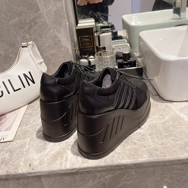 Talla grande 35-43 diseño negr - Street Fashion Goth reseña y precio