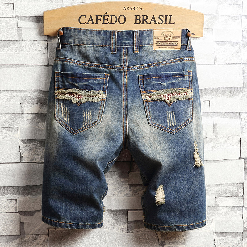 Shorts Vaqueros Rotos de Hip-h - Street Fashion Jeans Men reseña y precio