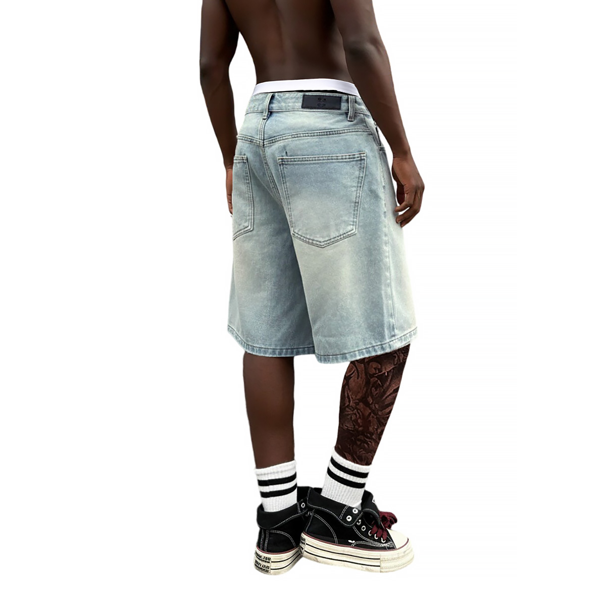 Pantalones Cortos de Mezclilla - Street Fashion Jeans Men reseña y precio