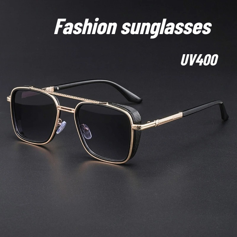 Gafas de Sol Retro con Marco O - Street Fashion Photography reseña y precio