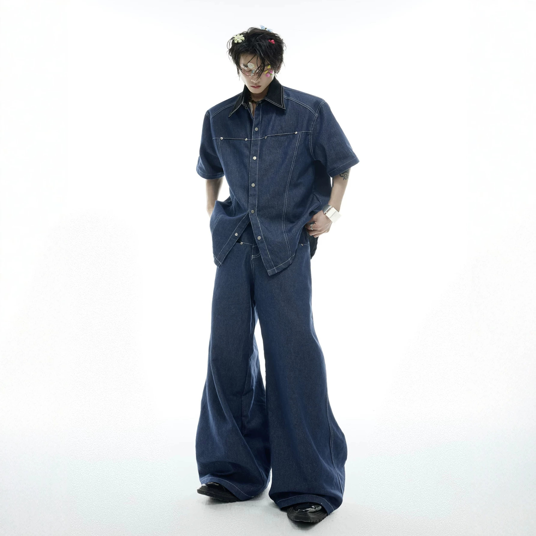 Conjunto de Verano para Hombre - Street Fashion Jeans Men reseña y precio