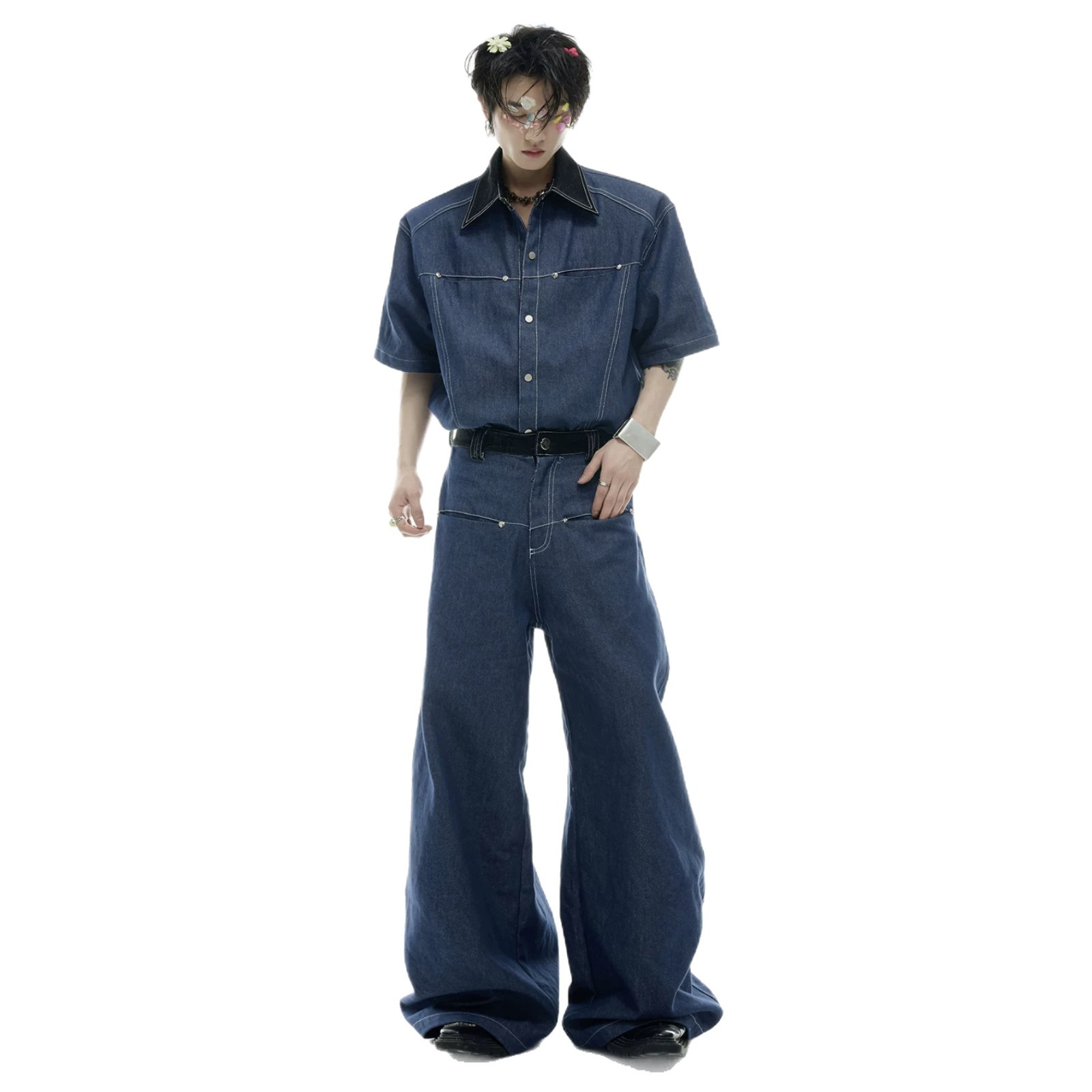 Conjunto de Verano para Hombre - Street Fashion Jeans Men reseña y precio