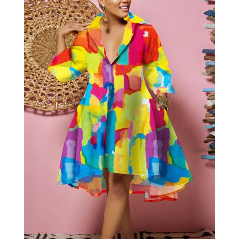 Vestido de moda con cuello de  - Guangzhou Street Fashion reseña y precio