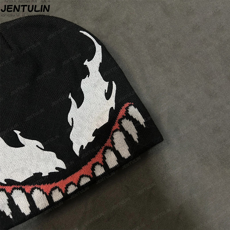 Gorros de punto jacquard estil - Street Fashion Goth reseña y precio