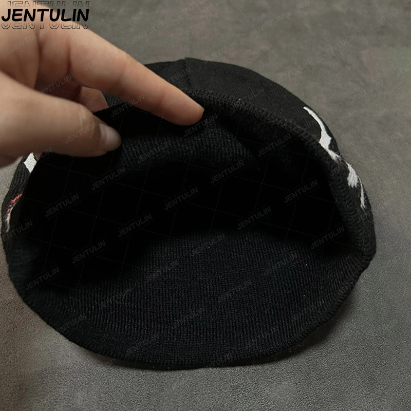 Gorros de punto jacquard estil - Street Fashion Goth reseña y precio