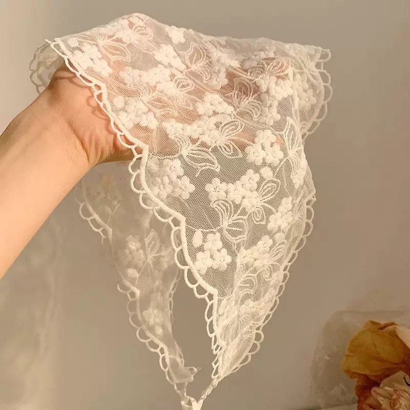 Pañuelo triangular de encaje p - Bandana Multi Way reseña y precio