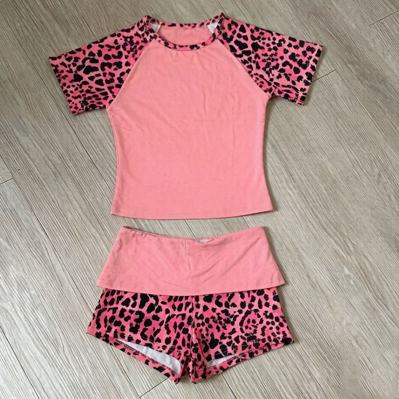 Conjunto de Shorts de Manga Co - Street Fashion American reseña y precio