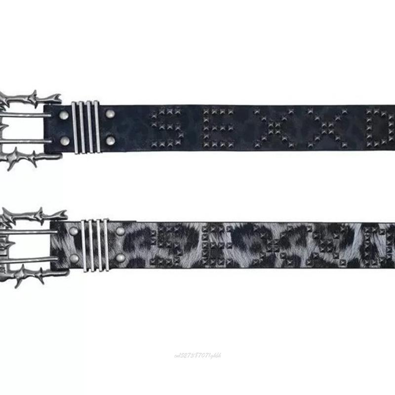 X5XA Cinturón PVC con estampad - Street Fashion Reference reseña y precio
