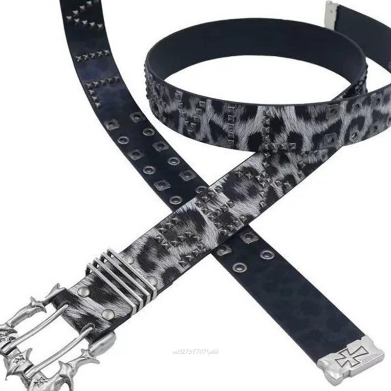 X5XA Cinturón PVC con estampad - Street Fashion Reference reseña y precio