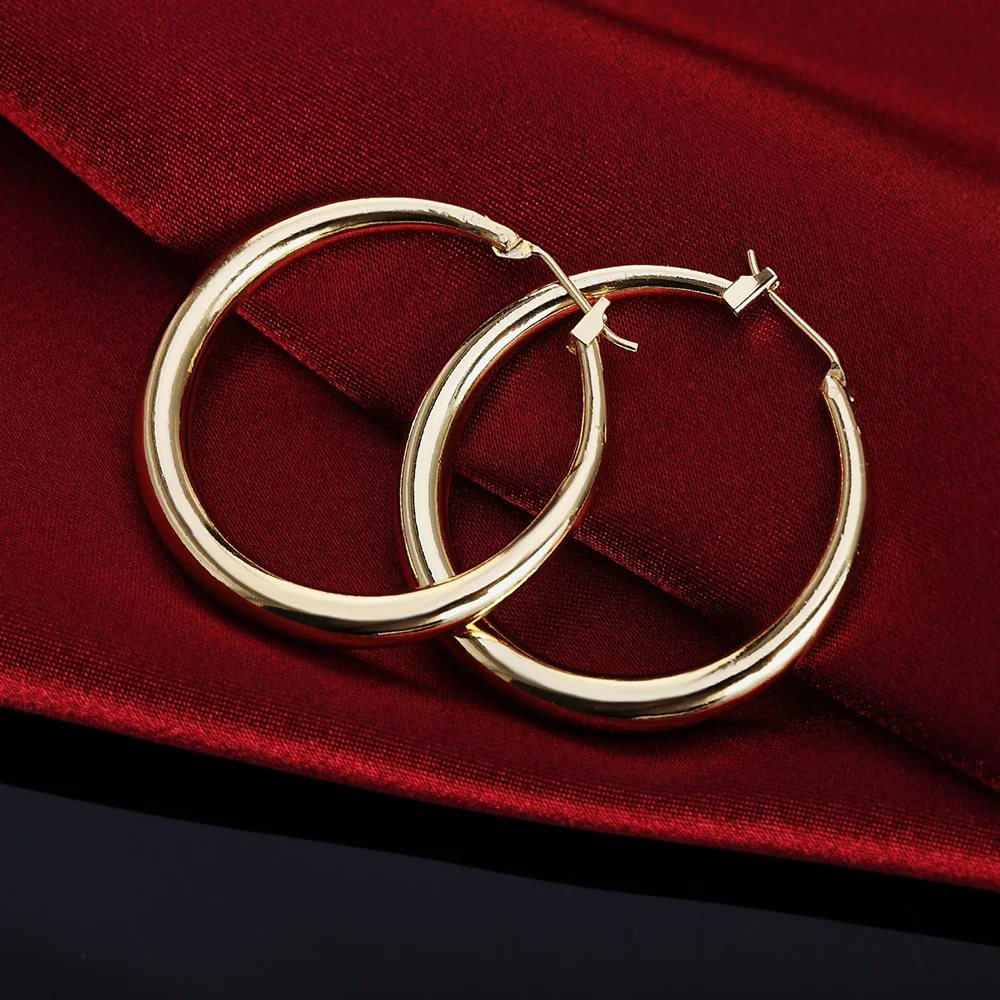 Pendientes redondos de plata d - Street Fashion Earrings reseña y precio