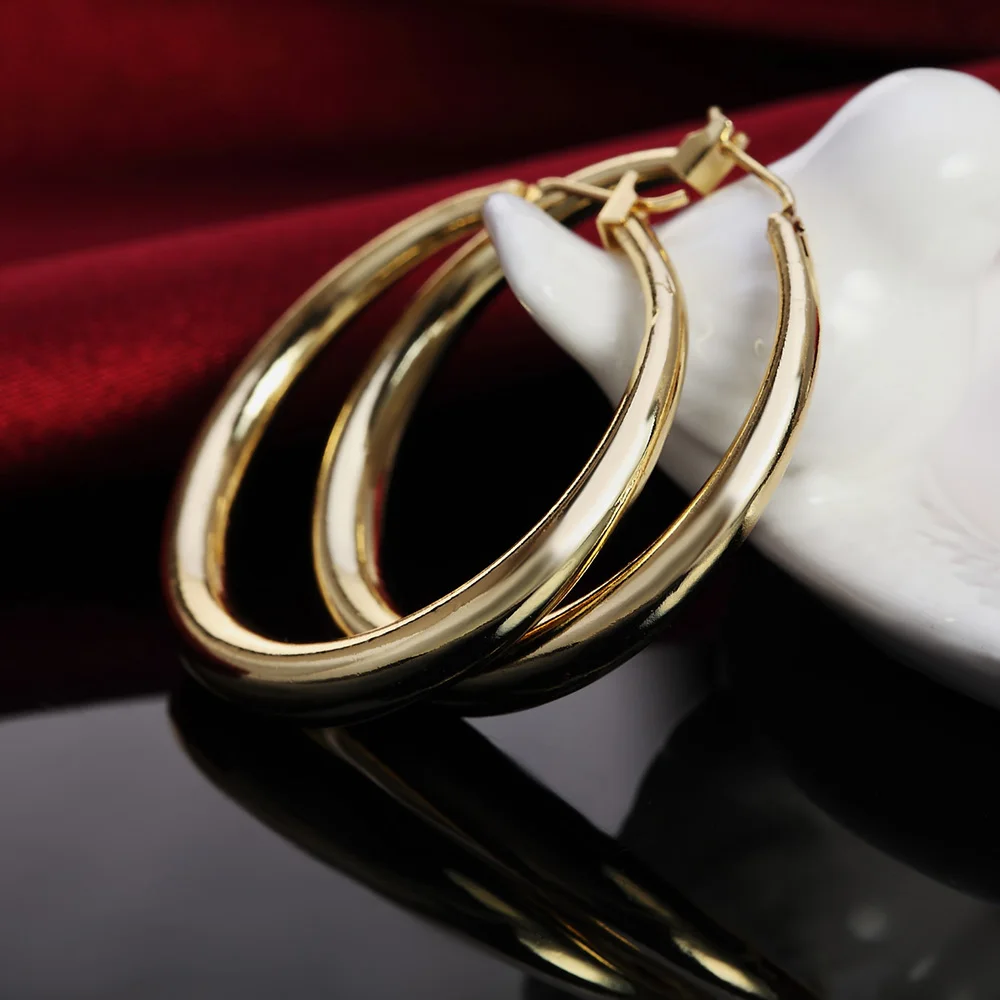 Pendientes redondos de plata d - Street Fashion Earrings reseña y precio