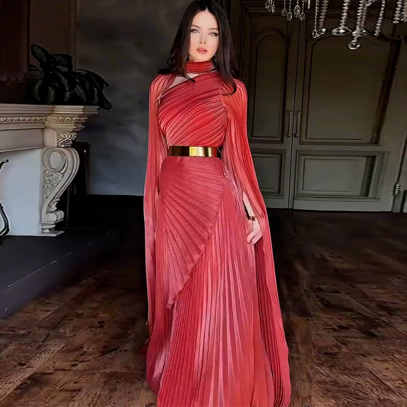 Vestido de noche elegante con  - Guangzhou Street Fashion reseña y precio