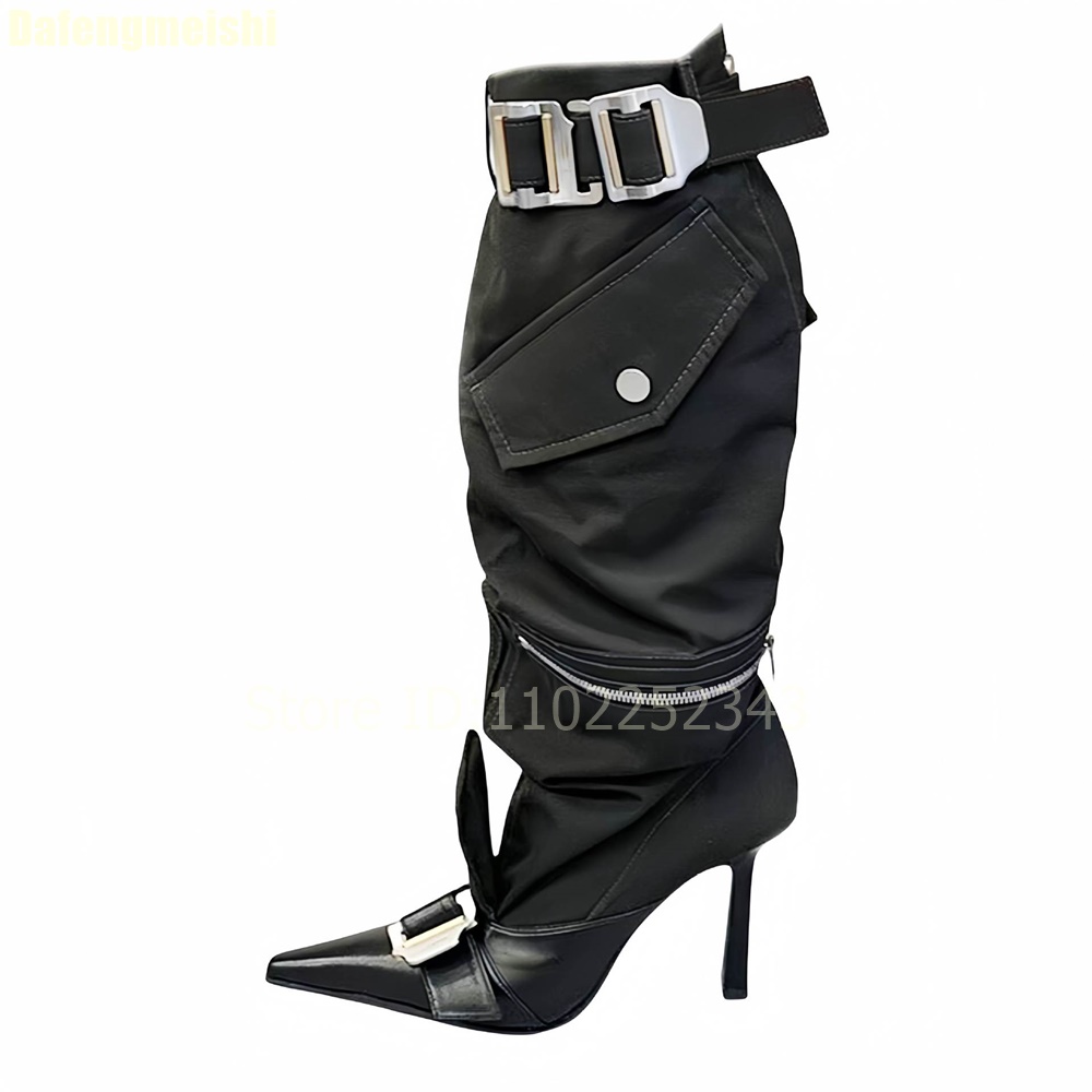 Botas hasta la rodilla para mu - Street Fashion Rome reseña y precio