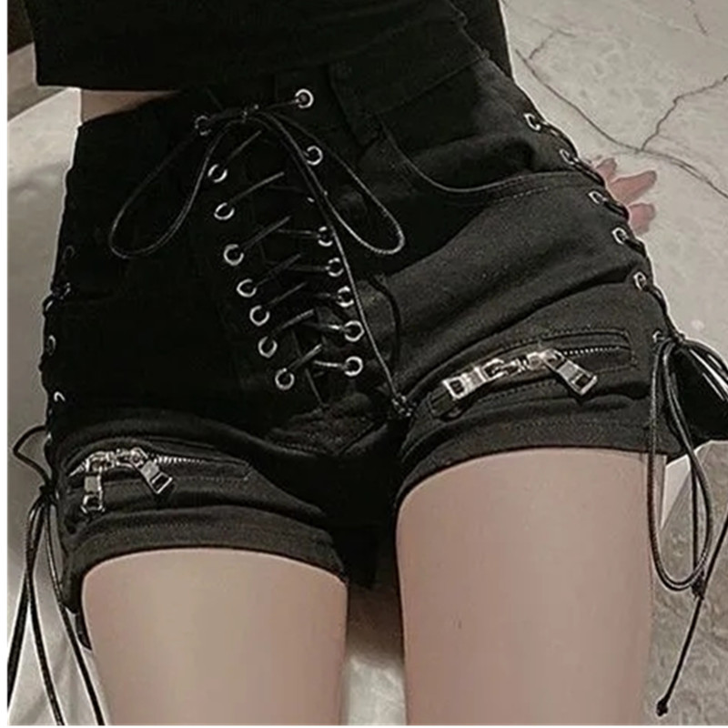Nuevos shorts vaqueros sexys c - Street Fashion Goth reseña y precio