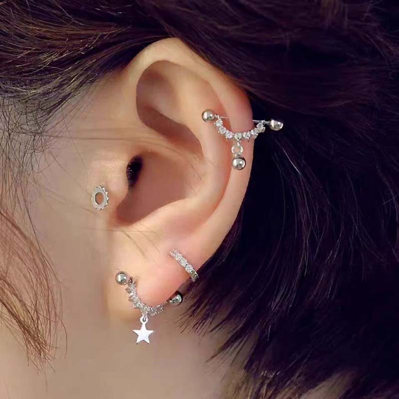 Pendientes de Estrella con Cir - Street Fashion Earrings reseña y precio