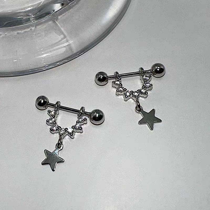 Pendientes de Estrella con Cir - Street Fashion Earrings reseña y precio