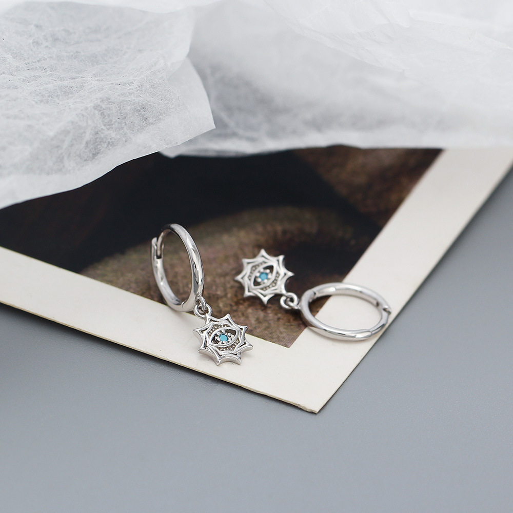 Plata de Ley 925 aguja Retro c - Street Fashion Earrings reseña y precio