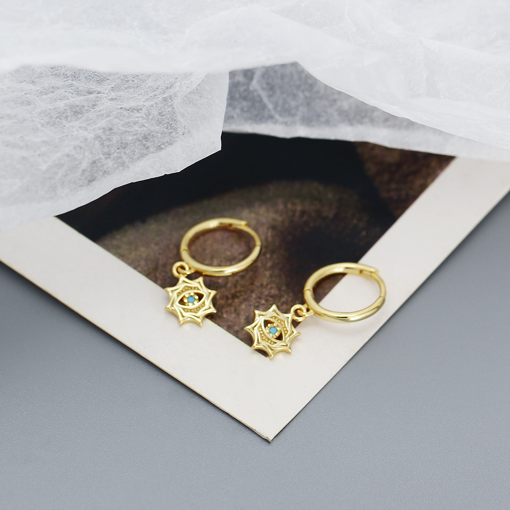 Plata de Ley 925 aguja Retro c - Street Fashion Earrings reseña y precio