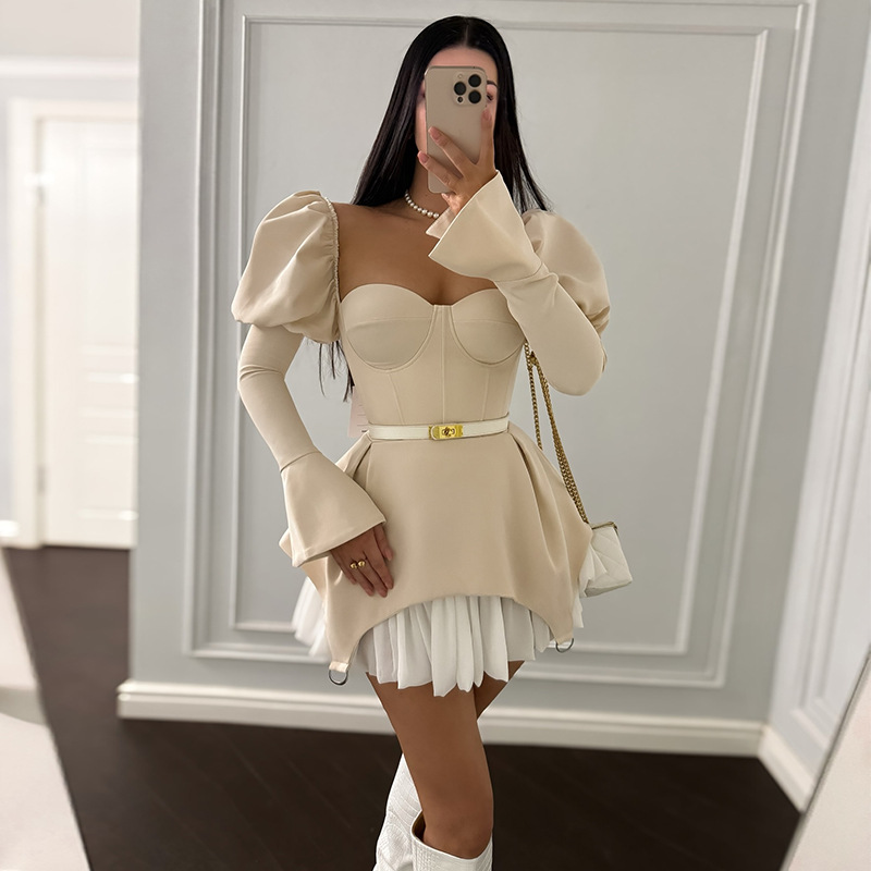 Vestido Corto con Mangas Abull - Guangzhou Street Fashion reseña y precio